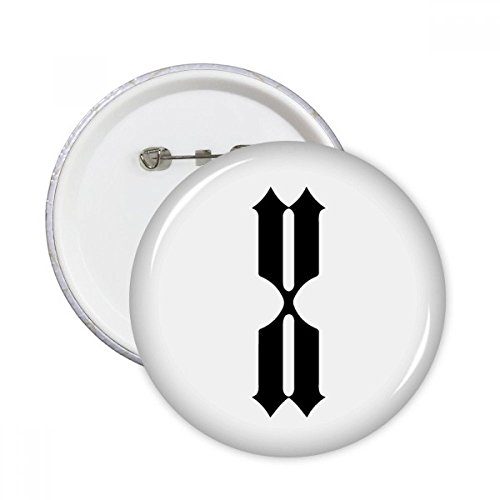 Badge chiffres romains Dix pour masquer un accroc sur tissu ou raviver une veste terne