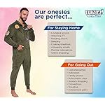 Funziez! Slim Fit Racecar Driver and Fighter Pilot One Piece - Plush Adult Costume Jumpsuit - Image 5
