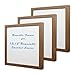 Natural Art Removable Stretched Canvas with Reusable Frames Pack of 3 for Paintings (12x12inx3pcs, Wood)