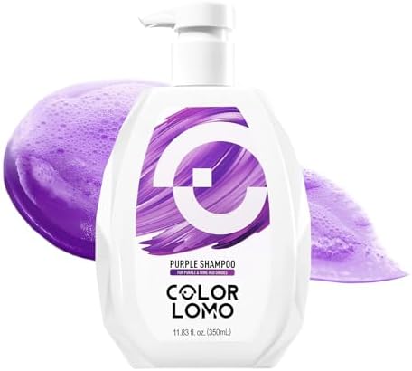 COLORLOMO Color Safe Shampoo For Purple Tones Color Treated Hair