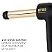 Hot Tools Pro Artist 24K Gold Curlbar Curling Wand | Long Lasting, Defined Curls (1 in)