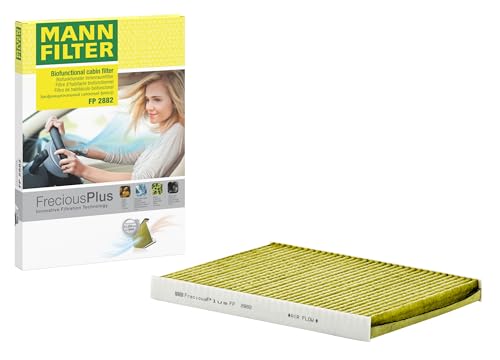 MANN-FILTER FP 2882 Cabin Air Filter - FreciousPlus Biofunctional Pollen Filter - for Cars + Transporters