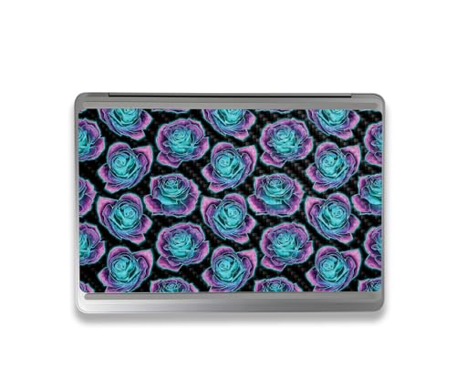 Image of MightySkins Carbon Fiber Skin Compatible with Microsoft Surface Laptop Studio 2 (2023) Full Wrap Kit - Crystalline Roses | Protective, Durable Textured Carbon Fiber Finish | Made in The USA