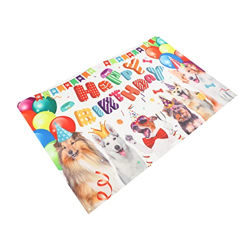 STOBOK Bandeira De Suspensão Do Tema Do Animal De Estimação Artigos Para Festa De Cachorro Decoração