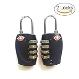 iMagitek TSA Approved 4 Digit Set-Your-Own Combination Security Lock for School Gym Locker, Luggage Suitcase Baggage, Filing Cabinets, Toolbox, Backpack, Briefcase or Pelican Case and More (2 Pack)