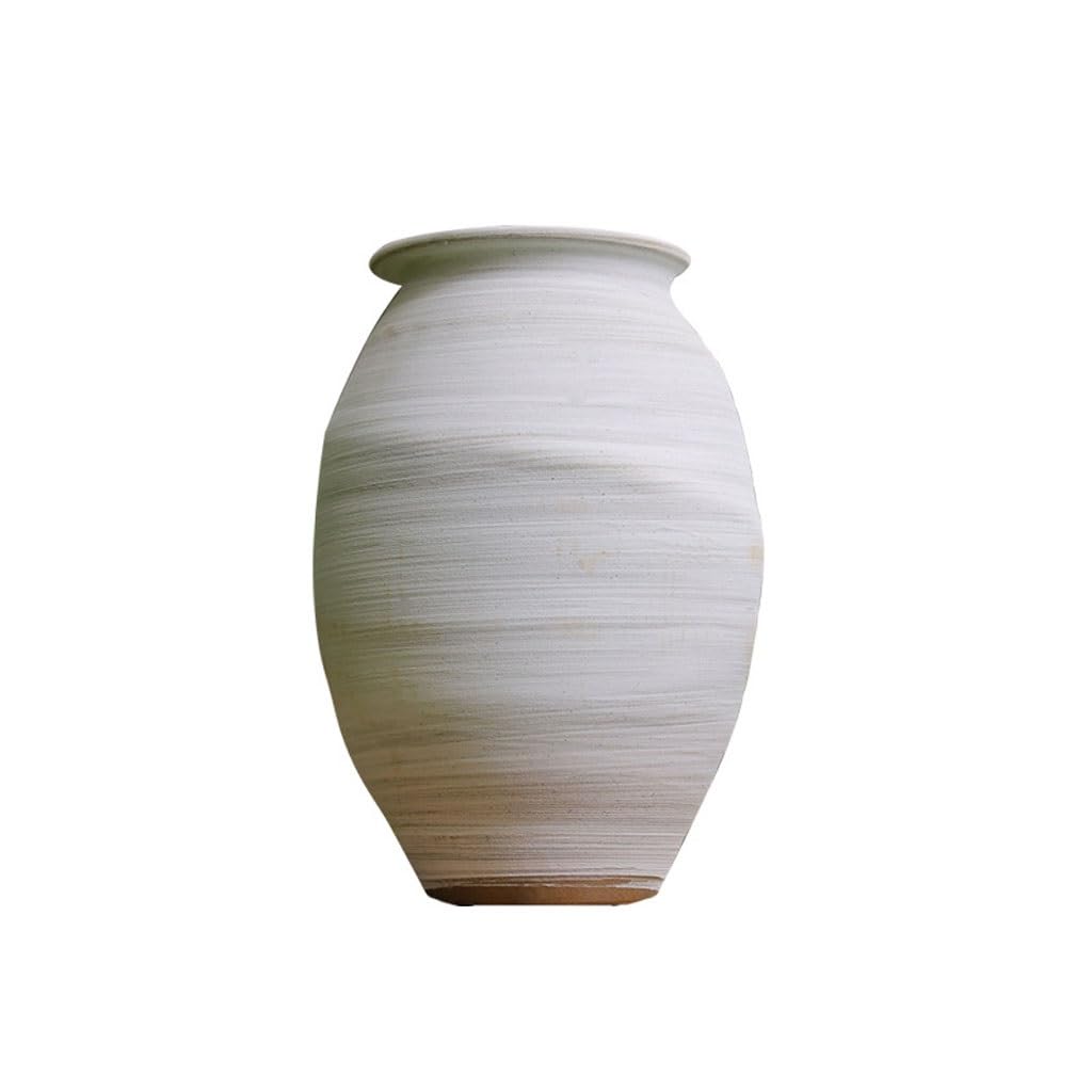 Vase de ferme rétro en grès pour décoration de chambre d'hôtes