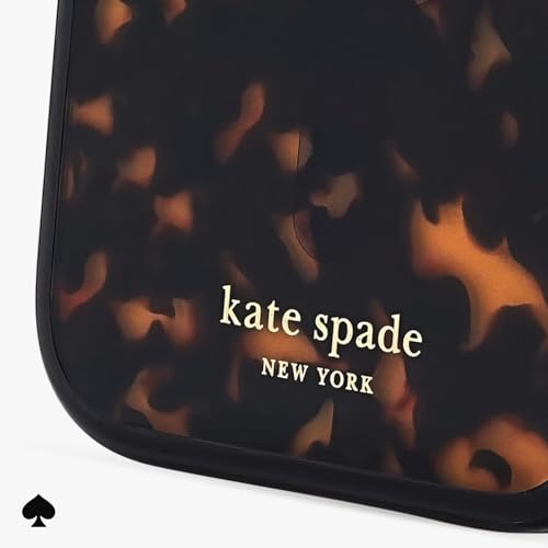 Image of kate spade new york iPhone 17 Case - Tortoise | Compatible with MagSafe - Lightweight Designer Case for iPhone 17 with Anti-Scratch Coating and Speckled Tortoise Design