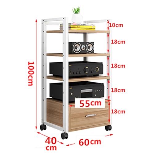 Support d'imprimante à 3 niveaux pour optimiser un petit bureau