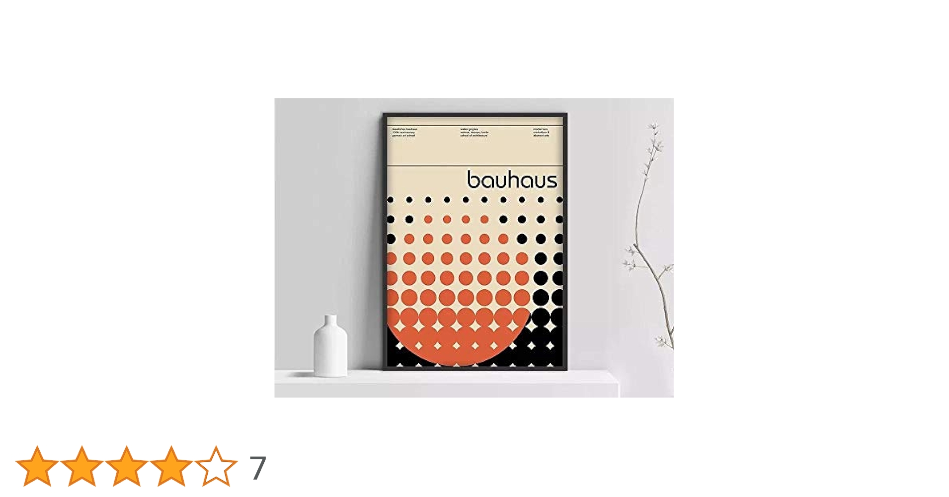 ヴァルター・グロピウス Dessau Bauhaus アートポスター A2版