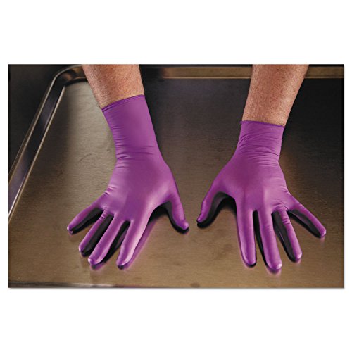 Kimberly-Clark Purple Nitrile Xtra Exam Gloves, Large, Bx/50
