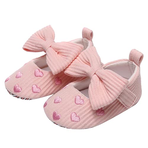 Hausschuhe Kinder 20 Infant Mädchen Single Schuhe Herz Stickerei Bowknot First Walkers Schuhe Kleinkind Sandalen Prinzessin Schuhe Baby Jungen Jogginganzug