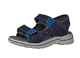 Weiches Fußbett RICOSTA Jungen REMO Sandalen, Blau (Nautic/Grau), 29 EU