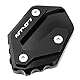 MOWOK Motorrad Ständer Seitenständer Vergrößerer Stützplatte Für yamaha mt07 mt 07 2024 2023 2022 2021 2014-2020 mt07 fz07 mt-07 tracer 700 gt Zubehör Ständererweiterung Stützpolster aus Aluminium