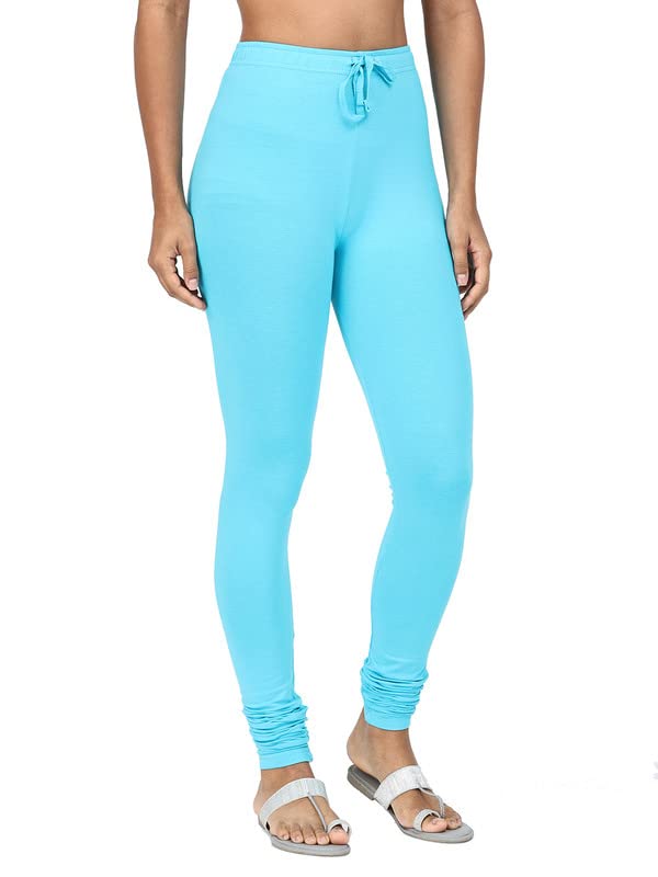 Image of Robinbosky Cotton Churidhar Leggings for Women - Stylish, Stretchable & Flattering Fit for All-Day Comfort