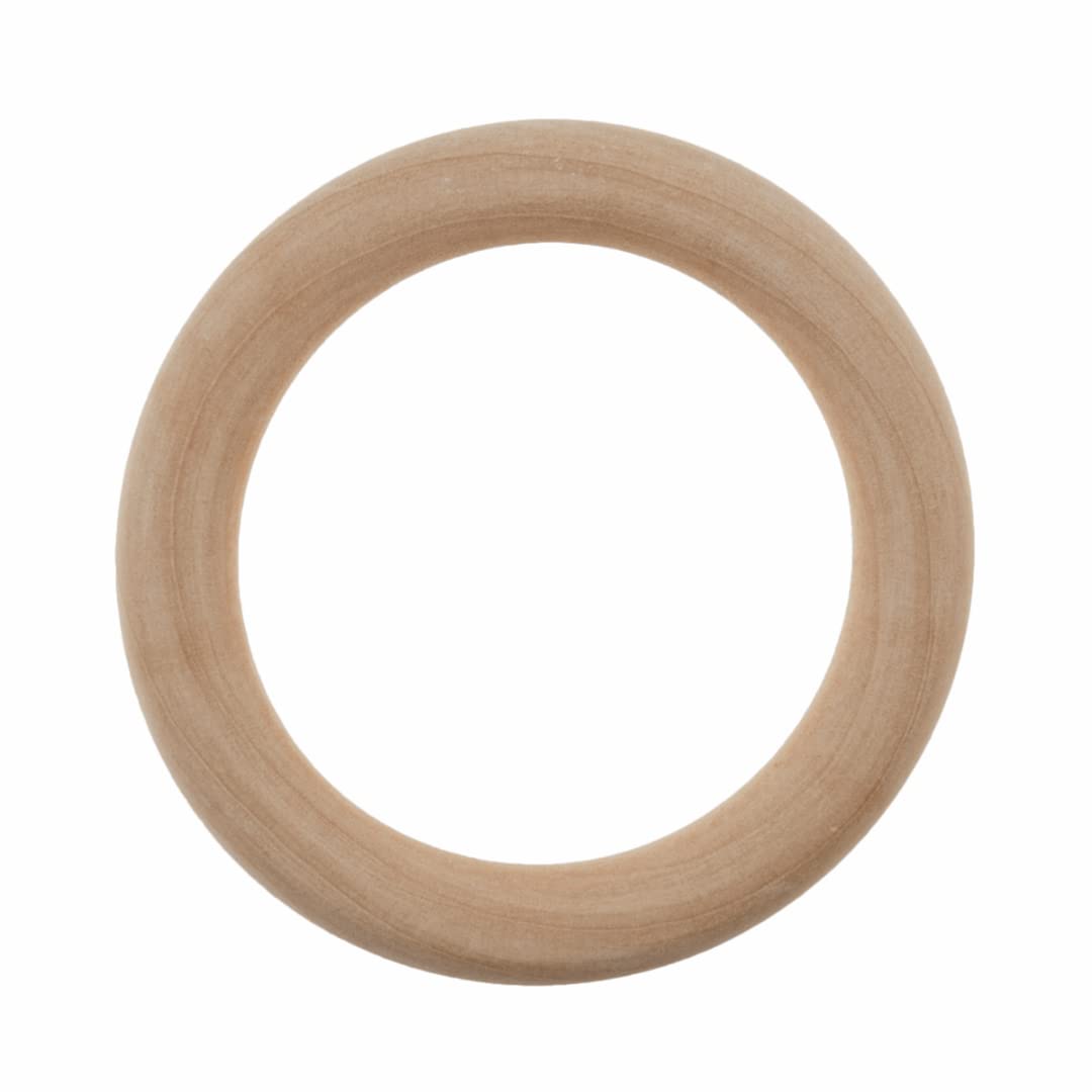 Trimits - Macrame - Wooden Craft Ring - 7cm