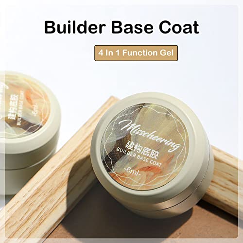 Cycullinyt 4 In 1 Nail Extension Glue Gel, Super Strong Brush On Nail Glue Gel For False Nails And Gel Nail Polish, Uv/Led Lamp Required #TOP1