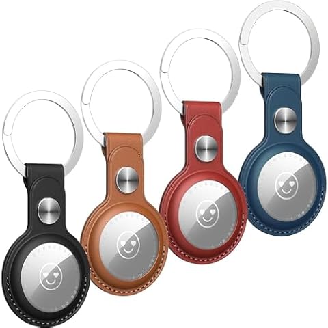 Étuis en Cuir PU Benazcap pour AirTags Cover