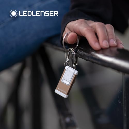 Ledlenser K6R Torcia Portachiavi, 400 Lumen, Ricaricabile, Con Interfaccia USB-A, Con Luce Rossa, Oro - 7