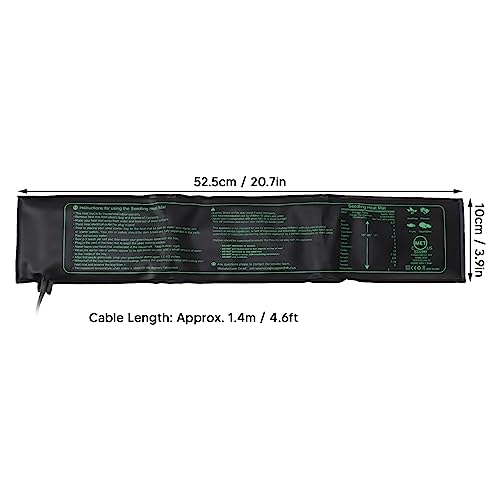 Tapis Chauffant Hydroponique EXCEART Avec Thermostat Numérique - Coussin Chaleur Pour Germination Semis