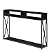 Convenience Concepts Tucson Deluxe 2-Tier Console Table, Black