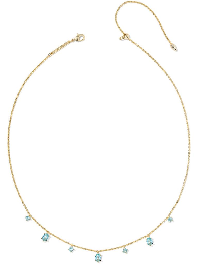 Gold Kendra Scott Cailin Delicate Strand Necklace