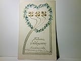  Vintage / Nostalgie. Tschechien. Srdecne Clahoj..... knovemu roku. Neujahrswünsche. Alte, schöne Ansichtskarte / / Prägekarte farbig mit Goldprägung, gel. um 1908, gestempelt Praha. Goldene Kleeb ...