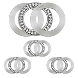 XIKE 4 Set AXK5070+2AS Bearings 50x70x3+2mm, Needle Roller Thrust Bearings Component and Washers Up and Down.