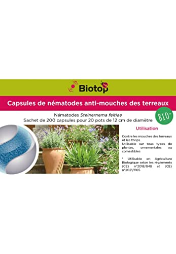 Biotop - Nematodos moscas de tierra en microcápsulas por 200