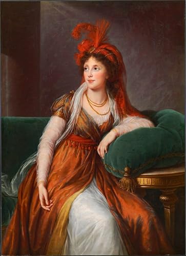 Impression d'affiches Portrait de la princesse Galitzin par Vigée Le Brun Toile 60x90cm
