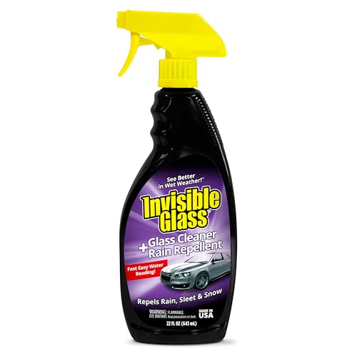 Invisible Glass 92184 Premium Glass and Windscreen Cleaner with Rain Repellent