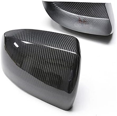 Mirror Cover Add On Compatible With BMW X5/X6 E70 2008-2013 Real Dry Carbon Fiber Car Exterior Rear View Caps Rearview Shell Reverse Case