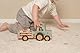 Little Dutch 7149 FSC Holz Traktor mit Anhänger grün - Little Farm