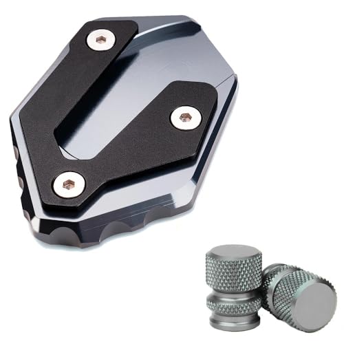 Béquille latérale MT07 en aluminium CNC avec embase élargie robuste