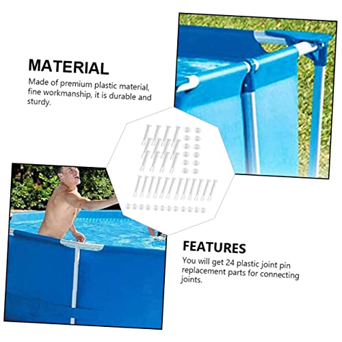 HANABASS 20Pçspinosdeborrachabonésportáteispinodenataçãopequenajuntadeconexãoarmaçãodeverãoplásticoc