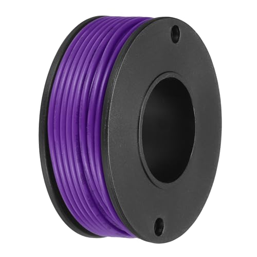 Fil de cuivre étamé UL1007 22 AWG violet pour la réparation et connexion interne d'appareils