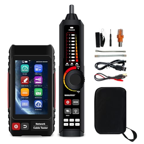 Digital Tone Generator with Probe, WANLUTECH Cable Tester Support Optical