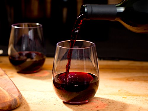 Gsm Brands 43217-35854 Stemless Wine Glasses - Unbreakable Shatterproof Bpa Free Plastic Tritan (Set Of 8) 16Oz - Dishwasher Safe thumb #8