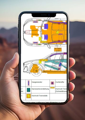 Generic Digitale Rettungskarte per QR-Code, kompatibel mit Hyundai Staria...