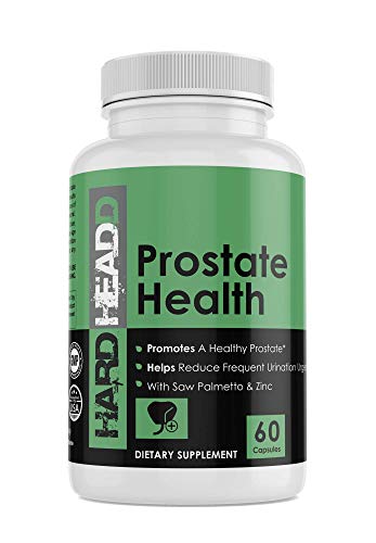 HARD HEADD Prostate Formula Supplement â€“ Reproductive Health for Men â€“ Normal Urine Flow â€“ Cardiovascular Support
