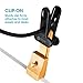 OttLite Clip-On LED Easel Lamp – Sturdy Spring Loaded Clip, On/Off Switch Cord, Adjustable Neck, ClearSun LED Technology, Clip to Easels, Desk, Shelves & Tables