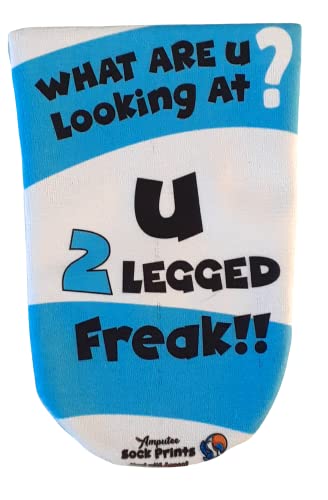 Heal with Appeal Amputee Sock, What are you Looking At 2 Headed Freak V2, 3PLY Residual Wound, Over Shrinker Sock