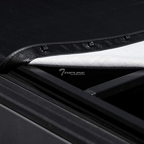 Hidden Snap On Vinyl Truck Bed Tonneau Cover For 00-04 Dodge Dakota 5.5 Feet (66") Short Bed #TOP6
