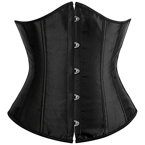 Alivila.Y Fashion Womens Sexy Vintage Underbust Waist Training Corset 2686A-Black-M Cover