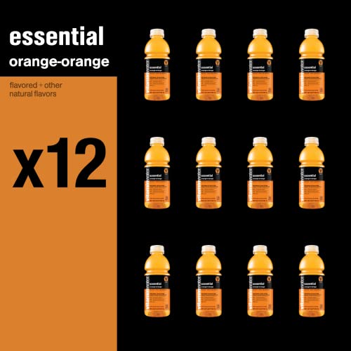 Vitaminwater Essential Electrolyte Enhanced Water W/ Vitamins, Orange-Orange Drinks, 20 Fl Oz, 12 Pack #TOP4