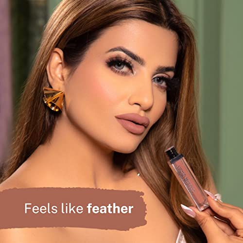 Image of Love Earth Liquid Mousse Lipstick - Espresso Martini Matte Finish | Lightweight, Non-Sticky, Non-Drying,Transferproof, Waterproof | Lasts Up To 12 Hours With Vitamin E And Jojoba Oil - 6Ml