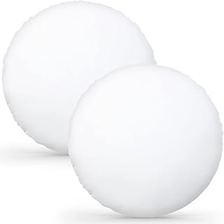 Roowest 2 Pack Large Round Pillow Insert Diameter Cozy Oversized Cushion...