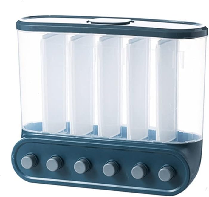 Wall Mounted Food Grains Storage Box Sealed Rice Cereal Dispenser Dry Container Grain Jar Bulk Tools