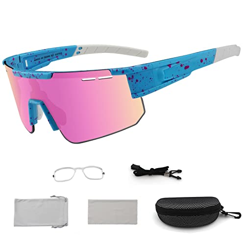 Banglong Cycling Sunglasses, Uv 400 Eye Protection Polarized Baseball Sports Running Bike Glasses For Men Women #TOP28