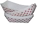Adorox 50 Count Paper Food Tray, 2.5-Pound(Standard 4"x 6"