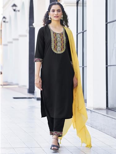 Image of Sanisa Women's Rayon Kurta Set